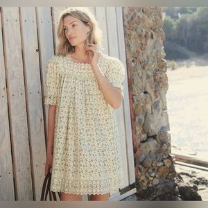 Dôen Sterling Dress in Moss Papillon Floral - size small, excellent condition